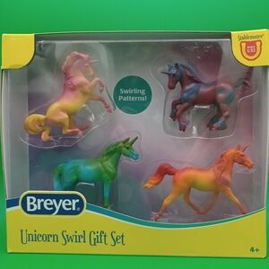 Breyer Unicorn Swirl Gift Set NIB